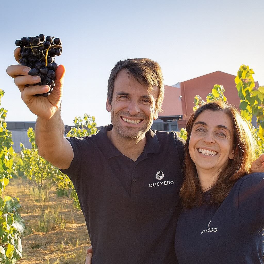 Oscar and Claudia Quevedo at their Douro Valley estate