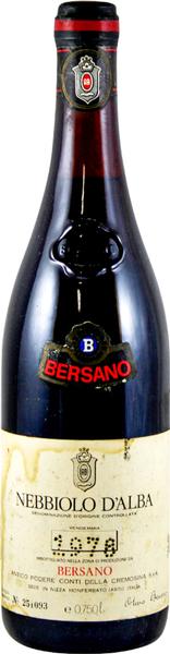 Nebbiolo D'Alba, 1978