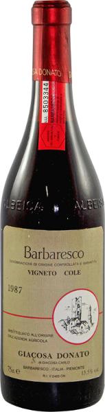 Barbaresco, 1987