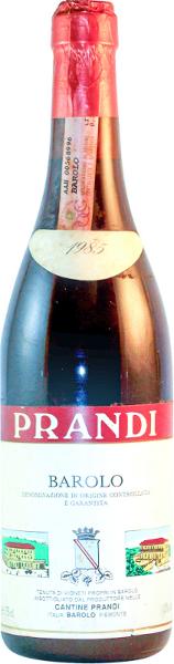  1985 Cantine Prandi Barolo , 1985