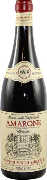 Amarone della Valpolicella, 1969