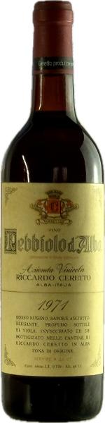 Nebbiolo D'Alba, 1971