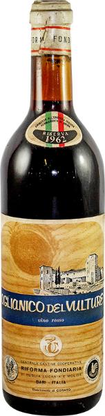 Aglianico del Vulture, 1962