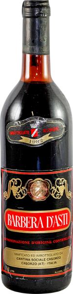 Barbera d'Asti, 1982