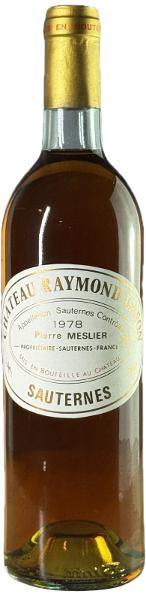 Chateau Raymond-Lafon, 1978