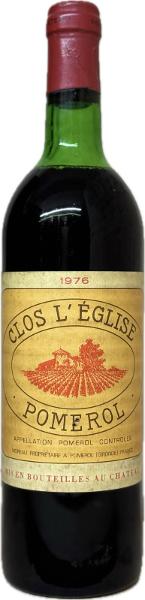 Chateau Clos L'Eglise, 1976