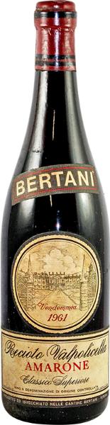 Amarone della Valpolicella, 1961