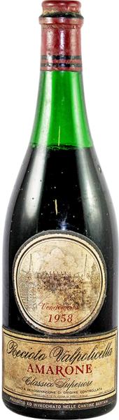 Amarone della Valpolicella, 1958