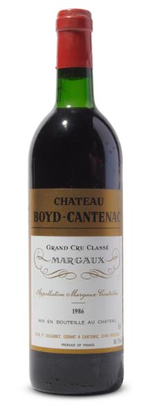 Chateau Boyd-Cantenac, 1986