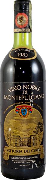 Nobile di Montepulciano, 1983