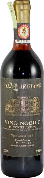 Nobile di Montepulciano, 1981