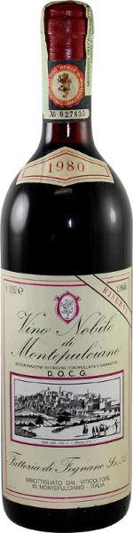 Nobile di Montepulciano, 1980