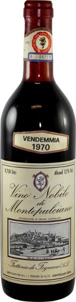 Nobile di Montepulciano, 1970