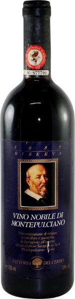 Nobile di Montepulciano, 1985