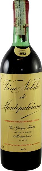 Nobile di Montepulciano, 1982