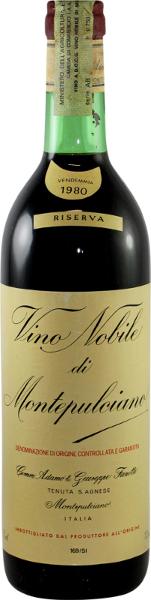 Nobile di Montepulciano, 1980