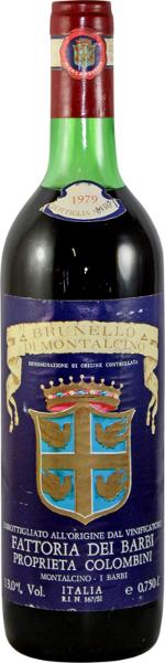 Brunello di Montalcino, 1979