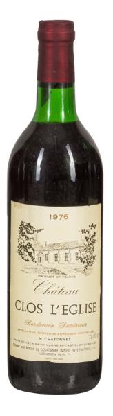 Chateau Clos L'Eglise, 1976