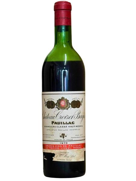 Chateau Croizet Bages, 1970